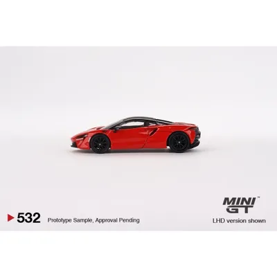 McLaren Artura - Röd - 532 - RHD - Mini GT - 1:64