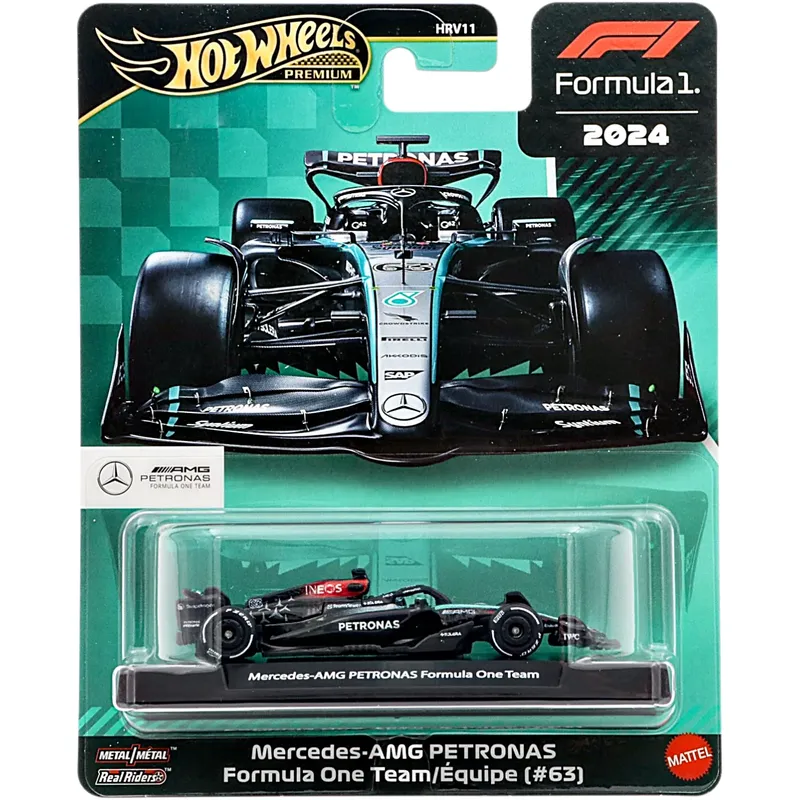 Mercedes-AMG F1 W15 E - #63 George Russell - Hot Wheels Premium