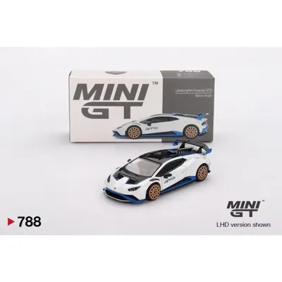 Lamborghini Huracán STO - Bianco Asopo - 788 - Mini GT