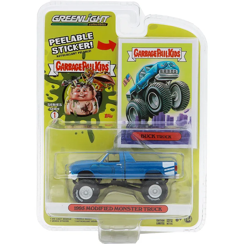 1995 Modified Monster Truck - Garbage Pail Kids - Greenlight - 1:64