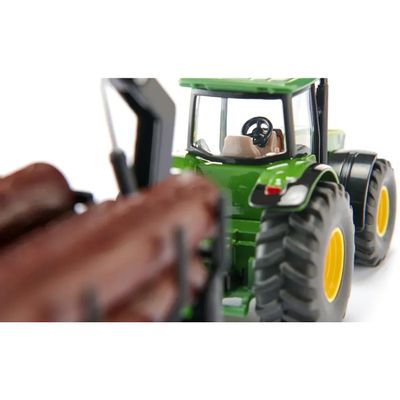 John Deere 8430 med Timmervagn - 1954 - Siku - 1:50