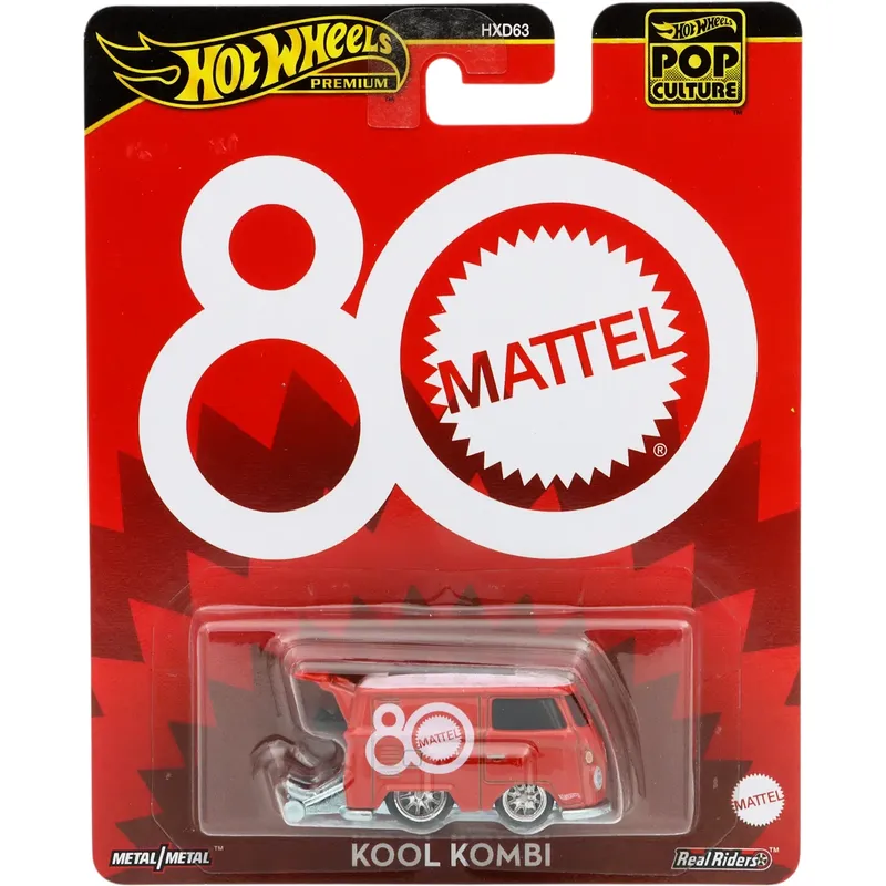 Kool Kombi Mattel 80th Anniversary - Röd - Hot Wheels