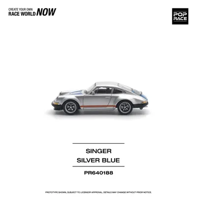 Porsche Singer 911 (964) - Silver - 188 - Pop Race