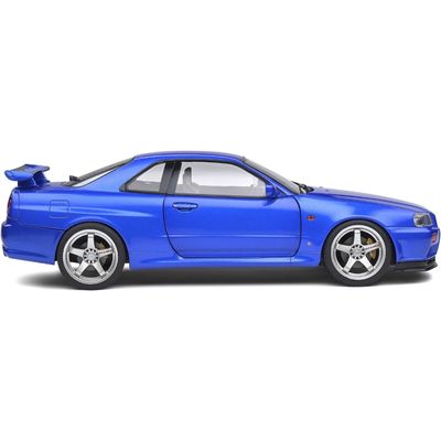 Nissan Skyline GT-R (R34) - 1999 - Blå - Solido - 1:18