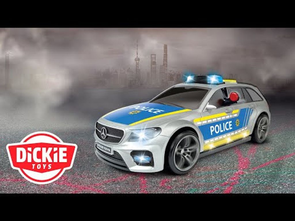 Polisbil - Mercedes AMG E 43 - Batterileksak - Dickie Toys