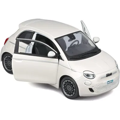 Fiat 500e - 2023 - Vit - Bburago - 1:24