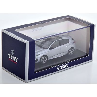 Peugeot 308 GT 2021 - Grå - Norev - 1:43