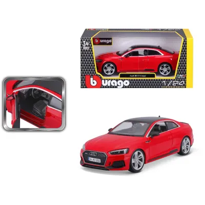 Audi RS 5 Coupé - 2019 - Röd - Bburago - 1:24