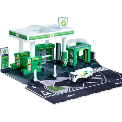 Bensinstation - Pumpar, elbilsladdare och biltvätt - BP - Majorette