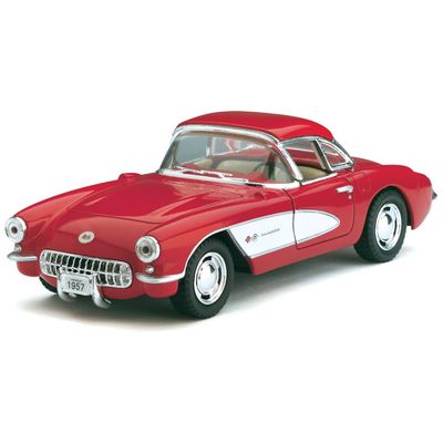 1957 Chevrolet Corvette - Kinsmart - 1:34 - Röd