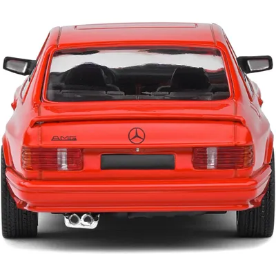 Mercedes-Benz 560 SEC AMG Widebody 1990 Röd - Solido - 1:43