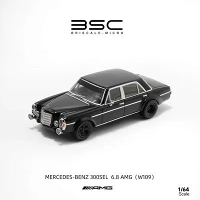 Mercedes-Benz 300 SEL 6.8 AMG (W109) - Sort - BSC - 1:64