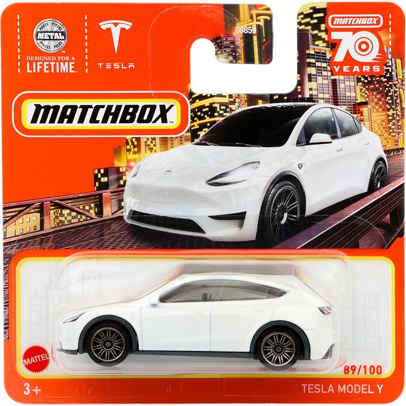 Tesla Model Y - Vit - Matchbox 70 Years - Matchbox