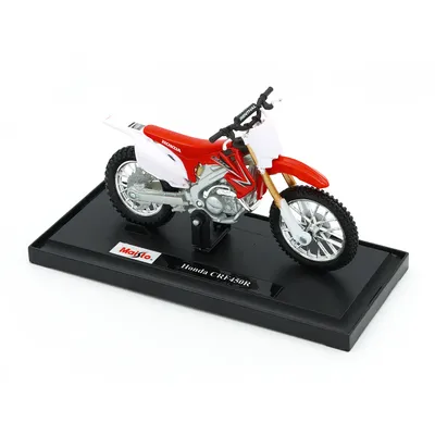 Honda CRF450R - Motocrosscykel - Röd - Maisto - 13 cm