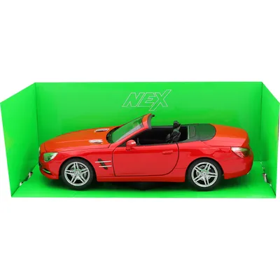 2012 Mercedes-Benz SL 500 - Röd - Welly - 1:24