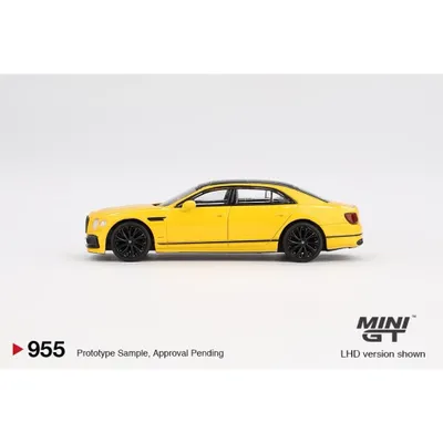 Bentley Flying Spur - Gul - 955 - Mini GT - 1:64