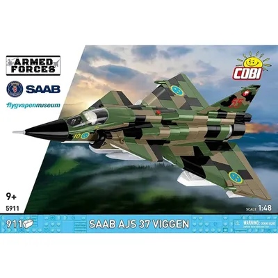 Saab AJS 37 Viggen - Klossbyggmodell - 5911 - COBI - 1:48