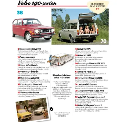 Volvo 140 - Klassikers Samlarserie #7 - Tidning