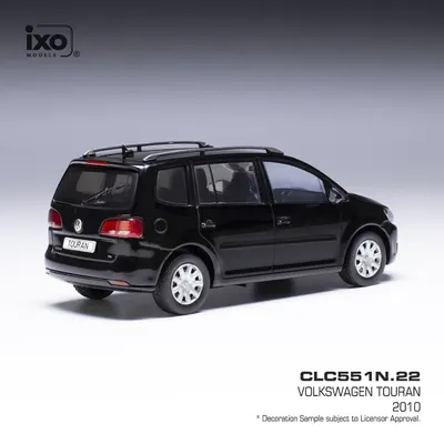 Volkswagen Touran - 2010 - Svart - Ixo Models - 1:43