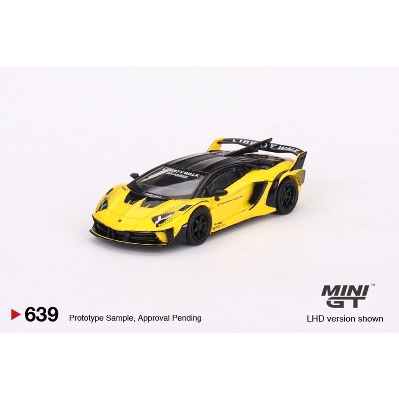 LB-Silhoutte WORKS Lamborghini Aventador GT EVO LHD Mini GT