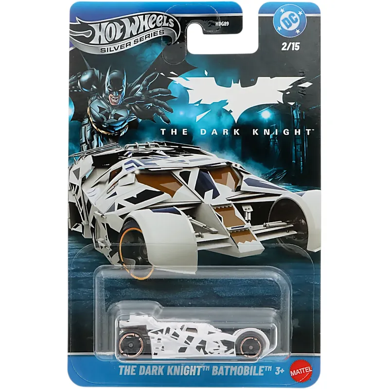The Dark Knight Batmobile - Vit - Batman Series - Hot Wheels