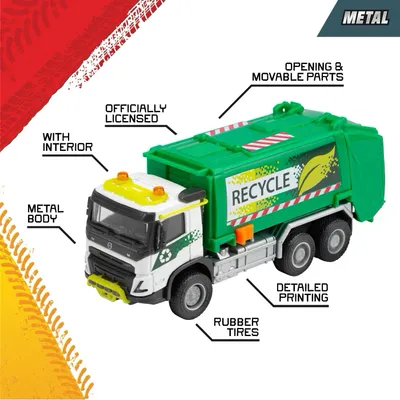 Volvo FMX Sopbil - Truck Garbage Collector - Majorette