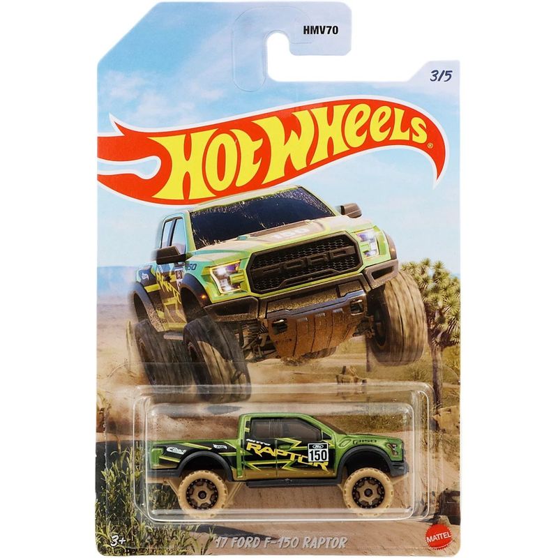 17 Ford F-150 Raptor - Mud Runners - 3/5 - Hot Wheels
