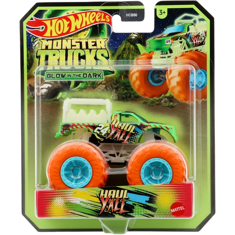 Haul Y'all - Monster Trucks - Glow in the Dark - Hot Wheels