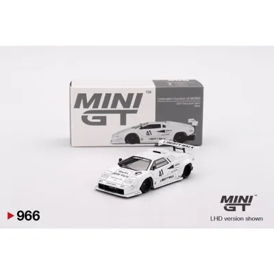Lamborghini Countach LB-WORKS - Vit - 966 - Mini GT - 1:64