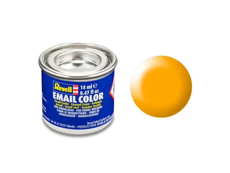 Silk "Lufthansa-Yellow" - 310 - RAL 1028 - Emaljfärg - Revell