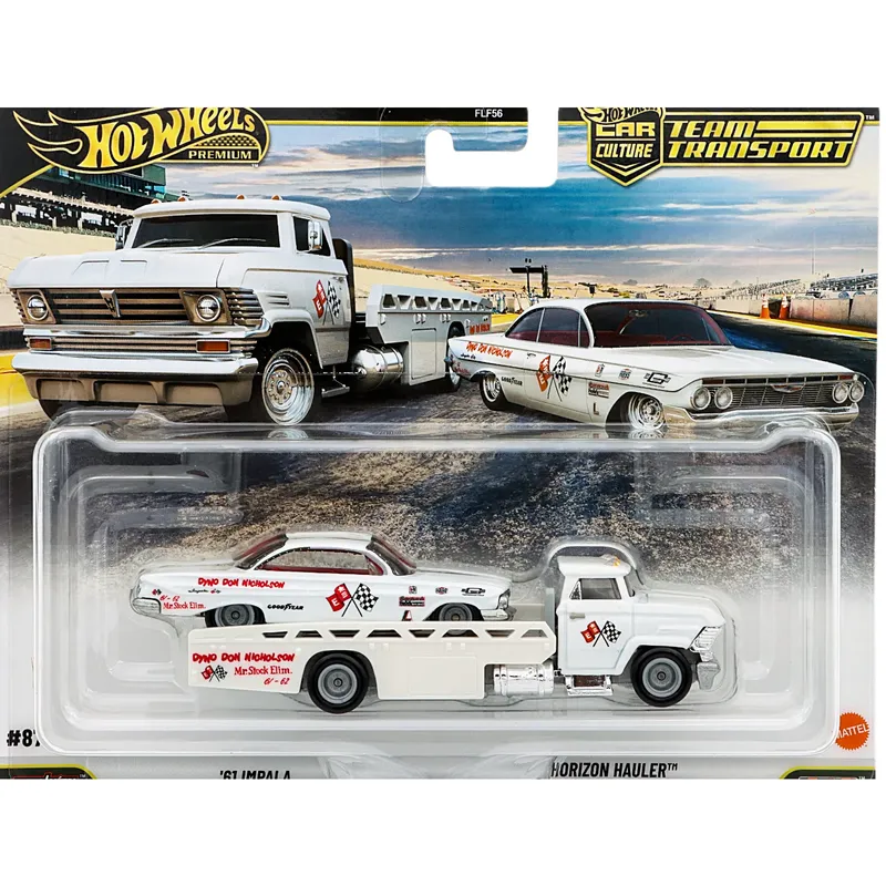 '61 Impala + Horizon Hauler - Team Transport - Hot Wheels