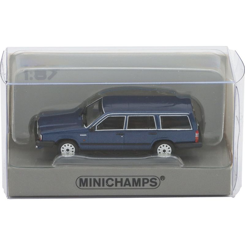 Volvo 740 GL Kombi - 1986 - Blå - Minichamps - 1:87