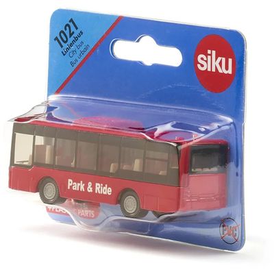 Stadsbuss - Röd - 1021 - Siku - 8 cm