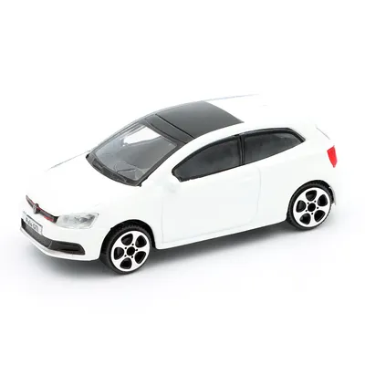 Volkswagen Polo Mk5 GTI - Vit - Bburago - 9 cm