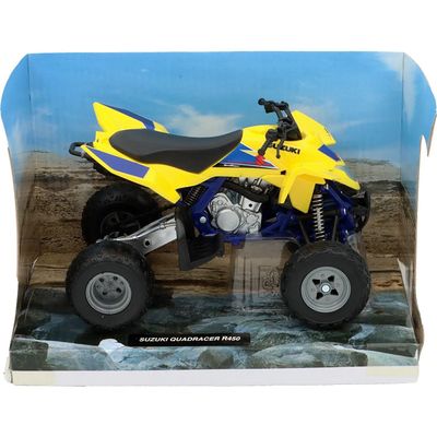 Suzuki Quadracer R450 - Fyrhjuling - Gul - NewRay - 1:12