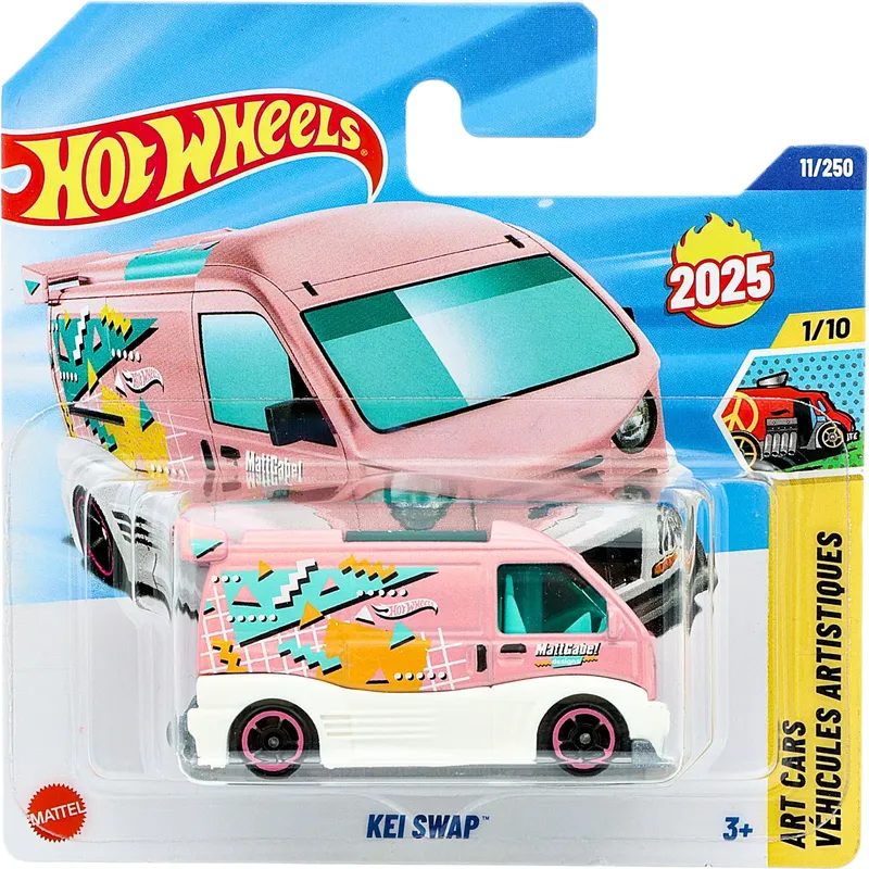 Kei Swap - Rosa - Art Cars - Hot Wheels