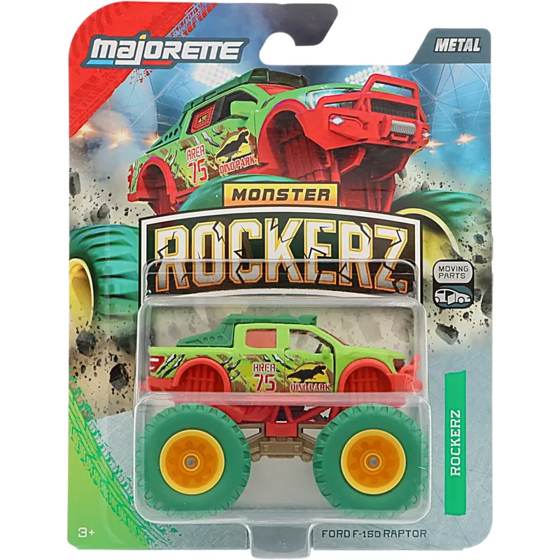 Ford F-150 Raptor - Monster Rockerz - Majorette - 7,5 cm