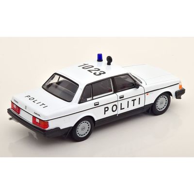 Volvo 240 GL polisbil - Danmark - Welly 1:24