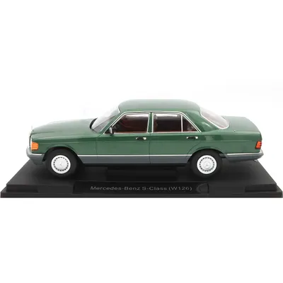 Mercedes-Benz S-Class (W126) - Mörkgrön metallic - 1979 - MCG - 1:18