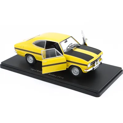 Opel Kadett B Rallye - 1970 - Gul - Hachette Models - 1:24