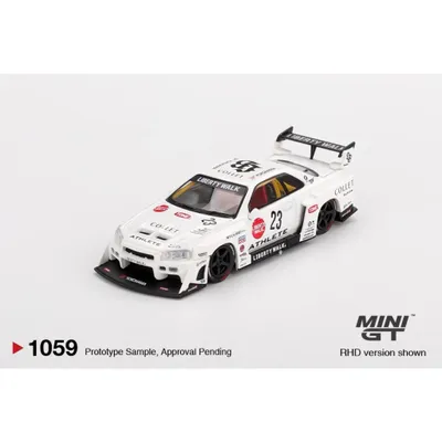 Nissan Skyline GT-R (R34) LB-ER34 Super Silhouette - 1059 - Mini GT