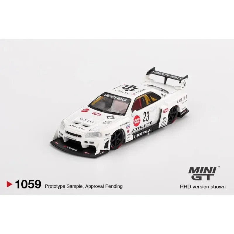 Nissan Skyline GT-R (R34) LB-ER34 Super Silhouette - 1059 - Mini GT