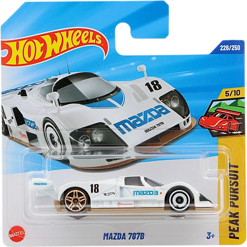 Mazda 787B - Vit - Peak Pursuit - 226/250 - Hot Wheels