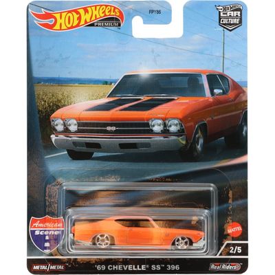 Set med 6 bilar - Car Culture: American Scene - Hot Wheels