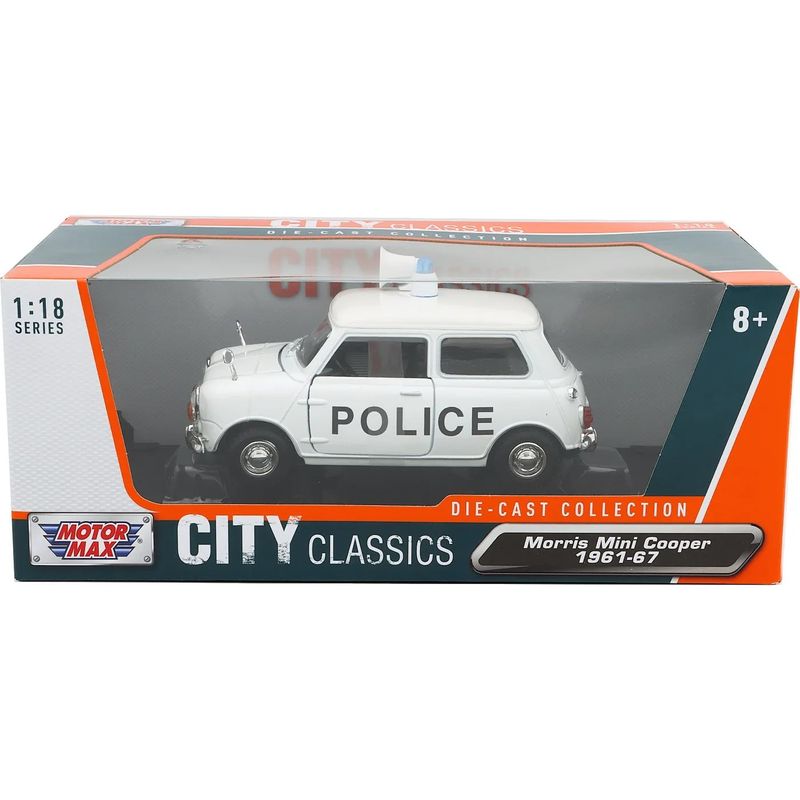 Morris Mini Cooper 1961-67 - Polis - Motormax - 1:18