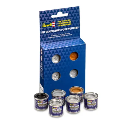 Automobile Color Set - 6 farver - Emaljemaling - 32344 - Revell