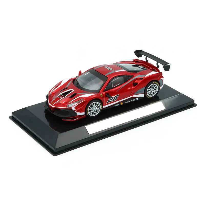 Ferrari 488 Challenge Evo - 2020 - Röd - Bburago - 1:43