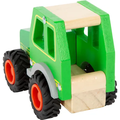 Traktor i trä - Grön - Small Foot