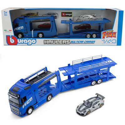 Volvo FH16 GL 750 XXL + Porsche 911 GT2 RS - Bburago - 46 cm