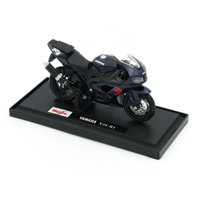 Yamaha YZF-R1 - Motorcykel - Svart - Maisto - 11 cm